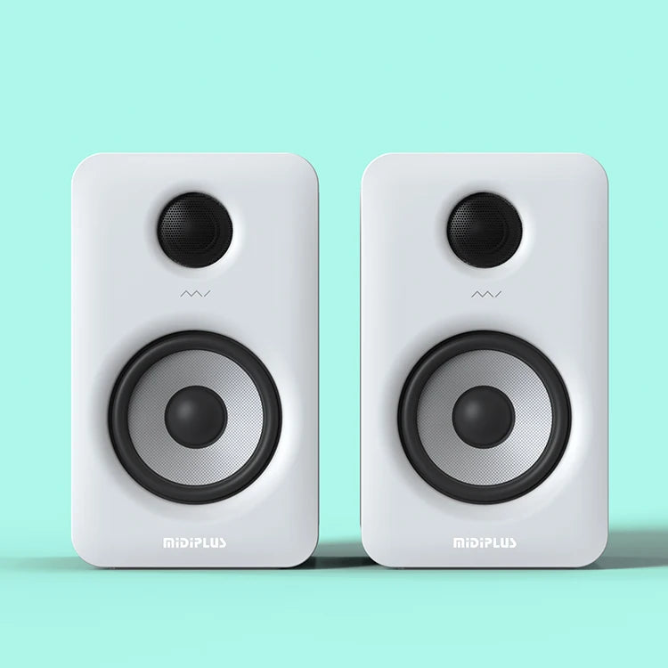 MIDIPLUS MI5 V2 5-Inch Studio Monitoring Audio Stereo Monitor Speaker Active Bluetooth Bookshelf Speaker for Music Producers