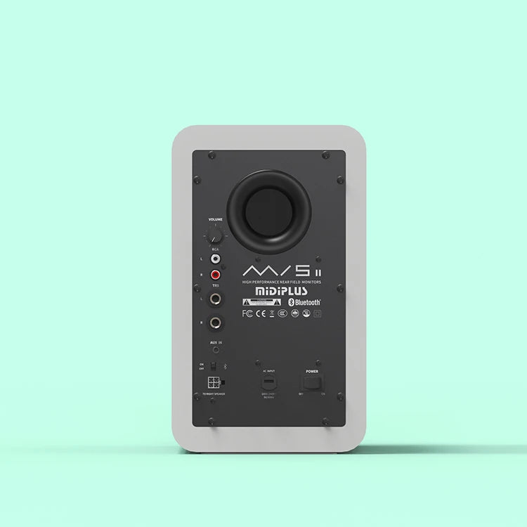 MIDIPLUS MI5 V2 5-Inch Studio Monitoring Audio Stereo Monitor Speaker Active Bluetooth Bookshelf Speaker for Music Producers