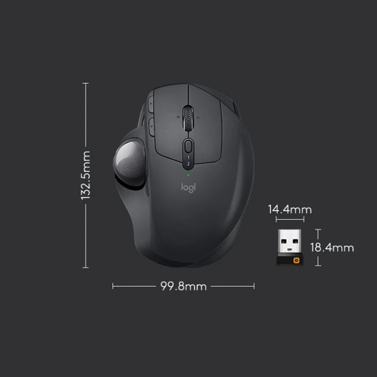 Logitech MX ERGO 440DPI Unifying Dual-mode Wireless Trackball Optical Mouse