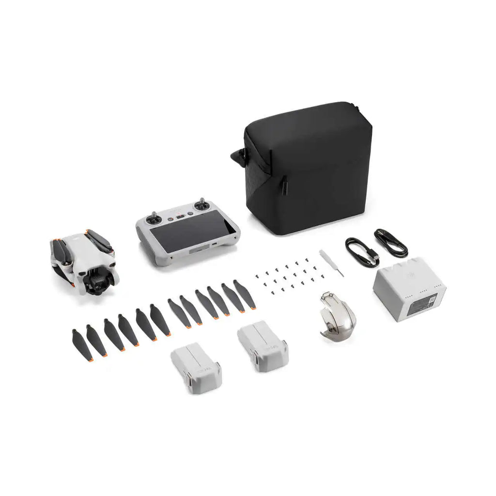 DJI Mini 3 Fly More Combo Lightweight 4K Camera Drone for Adults 35-min Flight Time 32800ft Video Transmission Vertical