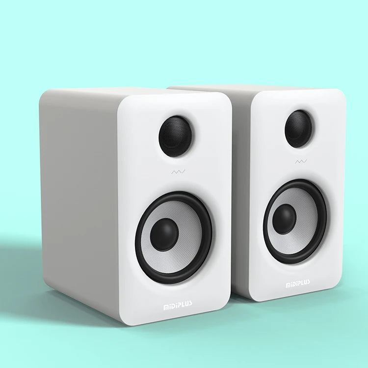 MIDIPLUS MI5 V2 5-Inch Studio Monitoring Audio Stereo Monitor Speaker Active Bluetooth Bookshelf Speaker for Music Producers