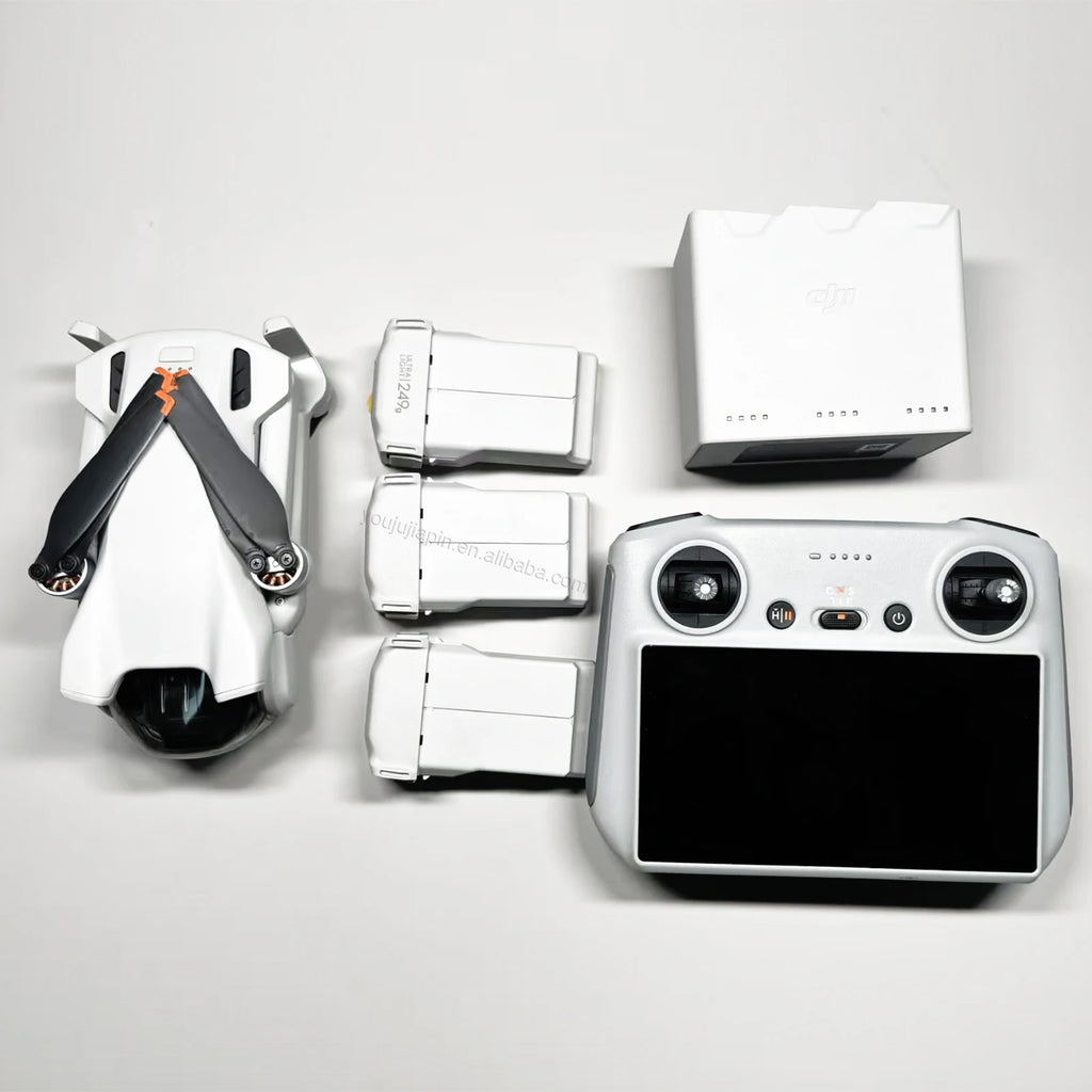 DJI Mini 3 Fly More Combo Lightweight 4K Camera Drone for Adults 35-min Flight Time 32800ft Video Transmission Vertical