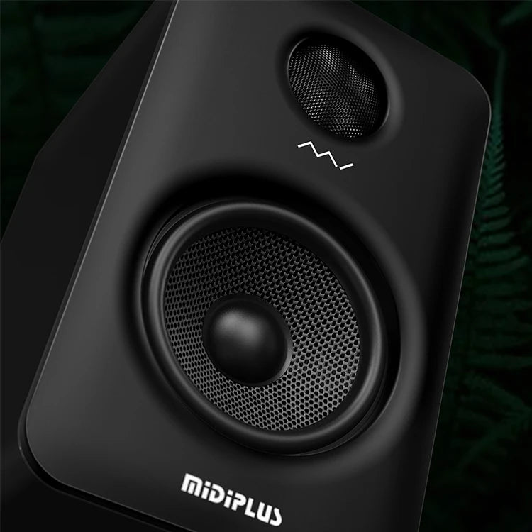 MIDIPLUS MI5 V2 5-Inch Studio Monitoring Audio Stereo Monitor Speaker Active Bluetooth Bookshelf Speaker for Music Producers