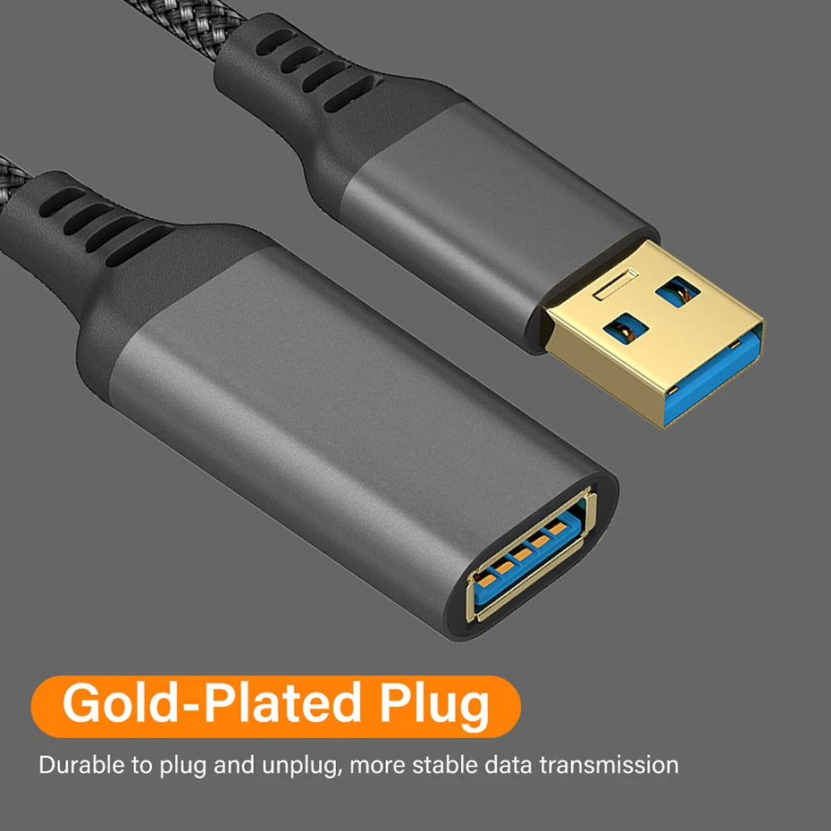 Gold plated High quality USB Extension Cable Type A Male to FeMale USB 3.0 Extender For Hard Disk Flash drive TV USB3.0 2M 3M 5M