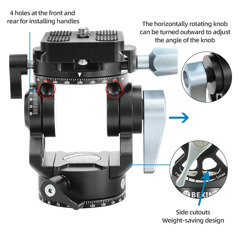 BEXIN Carbon Fiber Mini Tripod Extendable Feet Lightweight Compact Desktop Tripod for DSLR Camera Phone Magic Arm Accessories