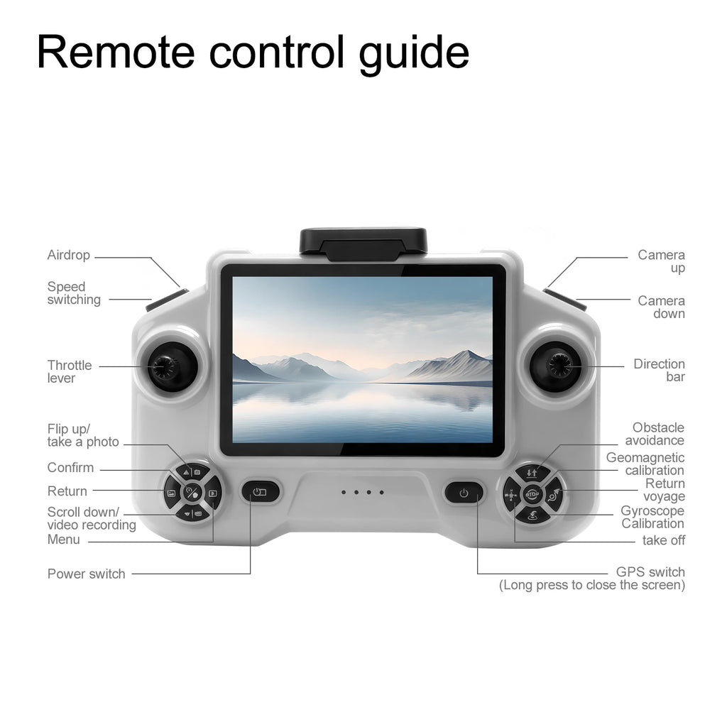 2026 YL059 GPS Drone Gimbal HD Camera 5G WIFI Large Screen Remote  20min Flight Professional Foldable Brushless RC Quadcopter