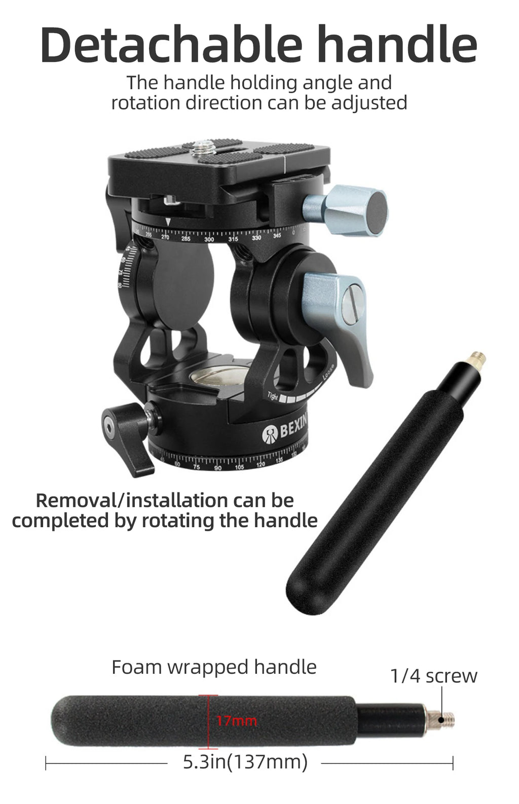 BEXIN Carbon Fiber Mini Tripod Extendable Feet Lightweight Compact Desktop Tripod for DSLR Camera Phone Magic Arm Accessories