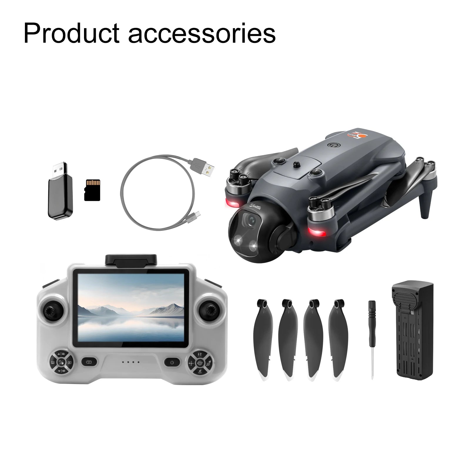 2026 YL059 GPS Drone Gimbal HD Camera 5G WIFI Large Screen Remote  20min Flight Professional Foldable Brushless RC Quadcopter