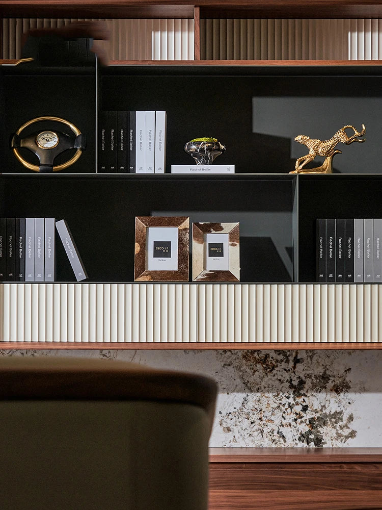 Home Office Gradient Amber Roman Numerals Crystal Clock Desktop Clock Living Room Bedroom Aesthetic Table Decoration Accessories