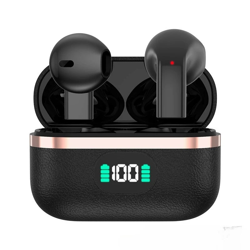 One Pair Wireless Earbuds Boasting Sleek Semi-in-ear Design Endurance Battery Display Bluetooth 5.3 Headphones for Active