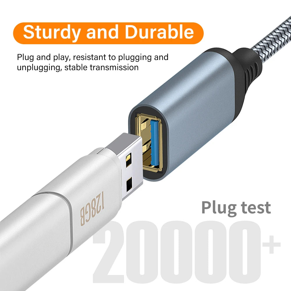 Gold plated High quality USB Extension Cable Type A Male to FeMale USB 3.0 Extender For Hard Disk Flash drive TV USB3.0 2M 3M 5M