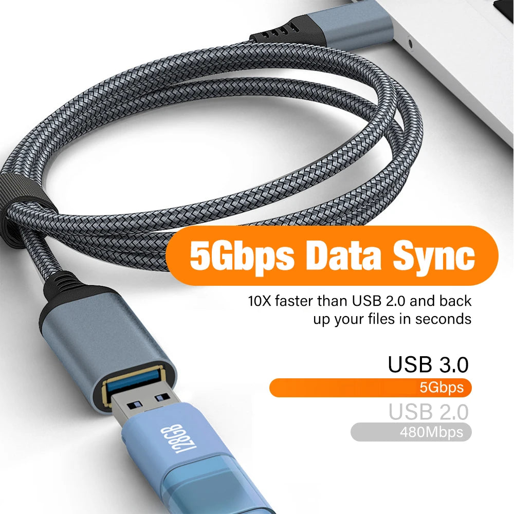 Gold plated High quality USB Extension Cable Type A Male to FeMale USB 3.0 Extender For Hard Disk Flash drive TV USB3.0 2M 3M 5M